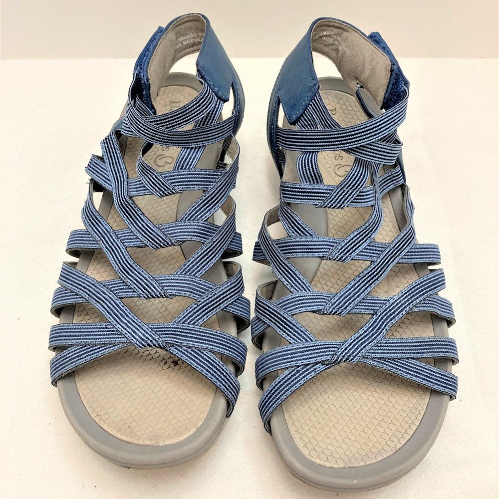 BareTraps Blue Strappy Gladiator Sandals